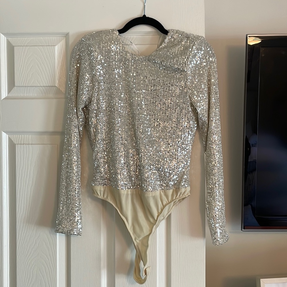 Lulus Sequin Bodysuit